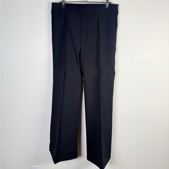SPANX Black Ponte Pintuck Pull On Slim Straight Pant Trouser - Picture 2 of 6